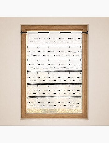 Pieza modular bordada con pececitos