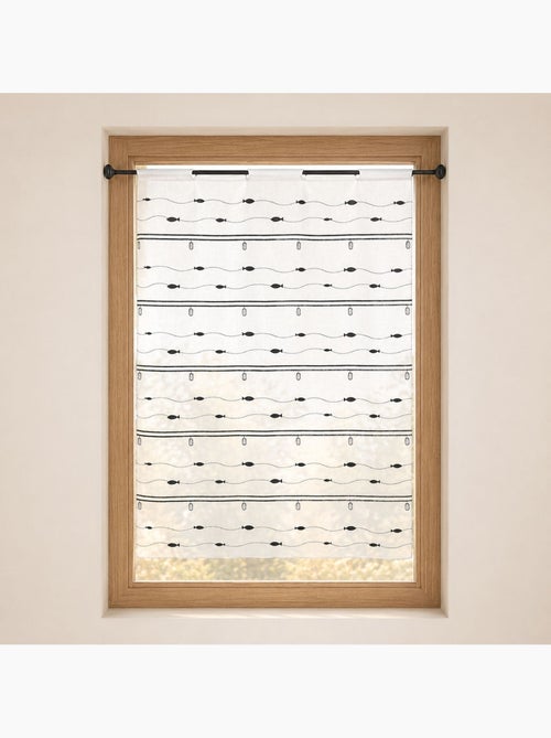 Pieza modular bordada con pececitos - Kiabi