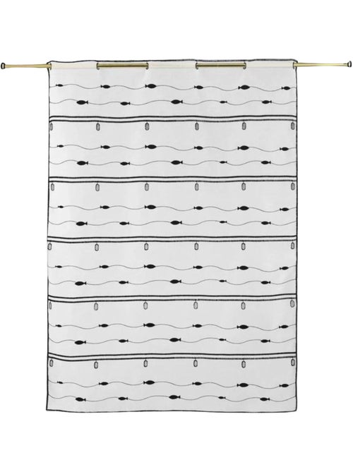 Pieza modular bordada con pececitos - Kiabi
