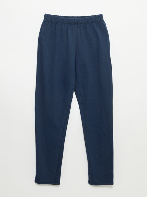 Pijama 2 piezas - Camiseta de manga larga + pantalón - Kiabi
