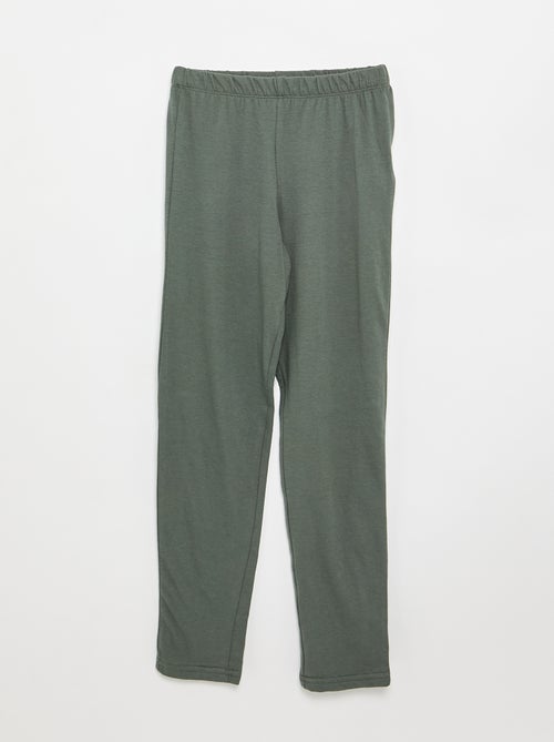 Pijama 2 piezas - Camiseta de manga larga + pantalón - Kiabi