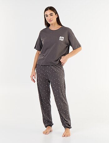 Pijama 2 piezas - camiseta + pantalón