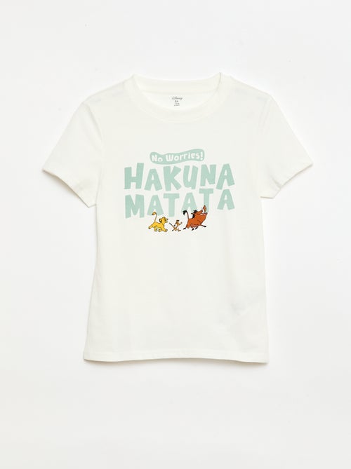 Pijama 2 piezas 'Disney' Pantalón corto + camiseta - Kiabi