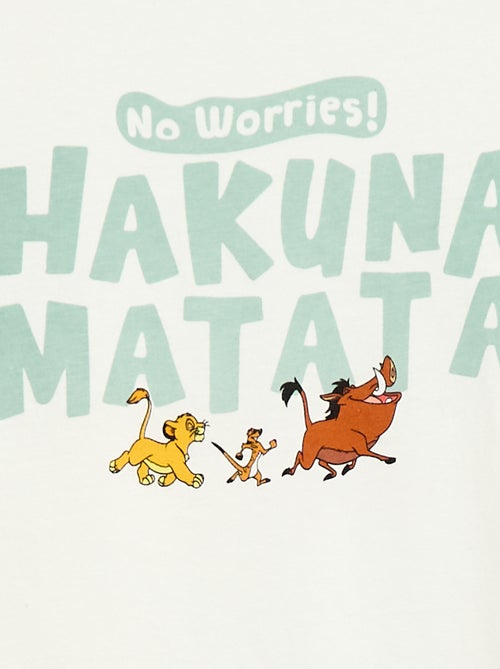 Pijama 2 piezas 'Disney' Pantalón corto + camiseta - Kiabi