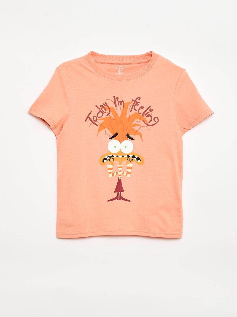 Pijama 2 piezas 'Disney' pantalón corto + camiseta Naranja - Kiabi