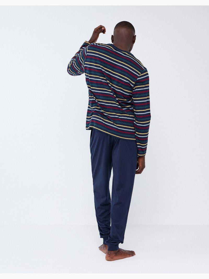 Pijama a rayas, mo fashion Azul - Kiabi