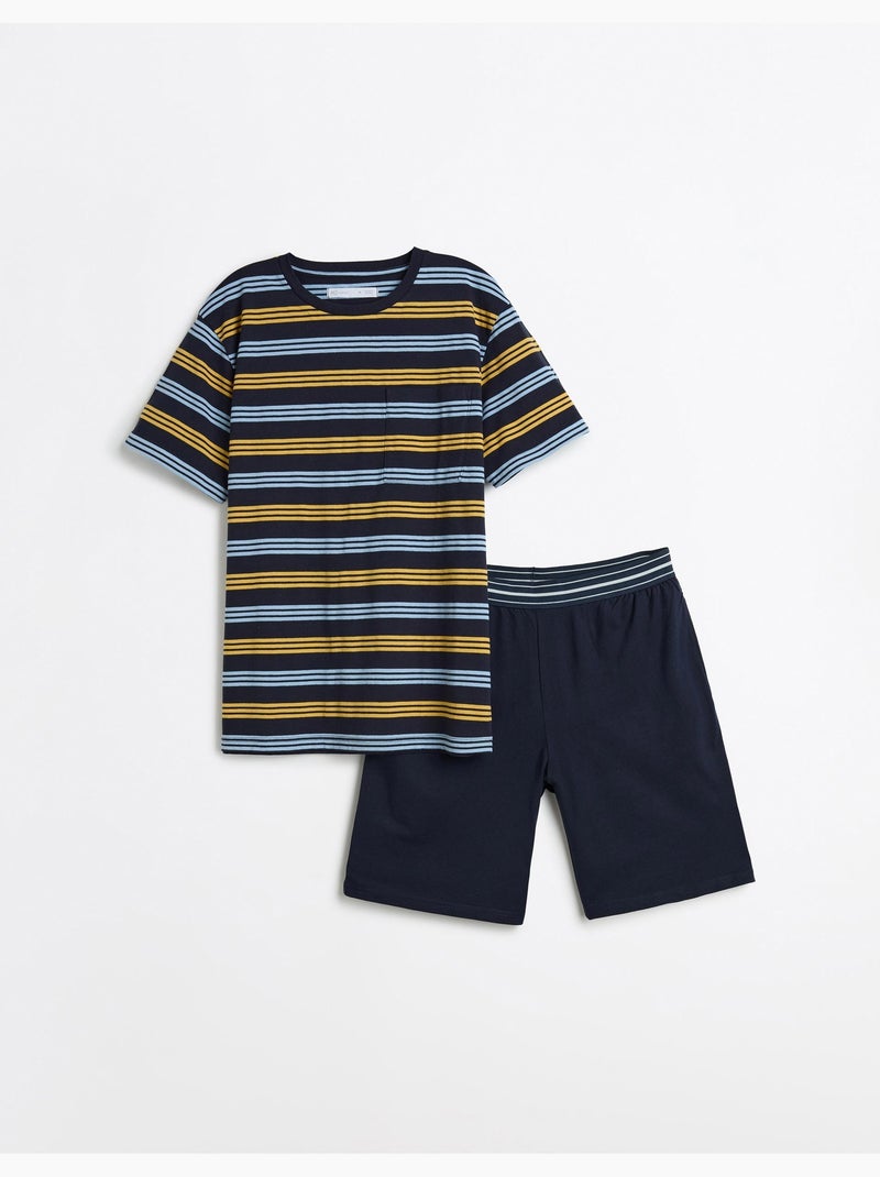 Pijama a rayas, MO Fashion Azul - Kiabi