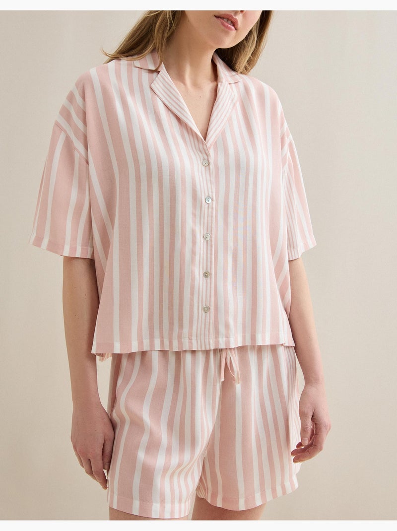 Pijama a rayas, MO Fashion Rosa - Kiabi