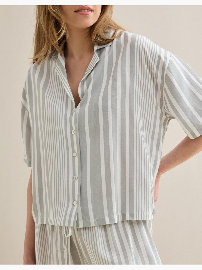 Pijama a rayas, MO Fashion Verde - Kiabi