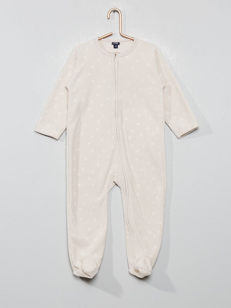 Pijama abrigado polar GRIS - Kiabi