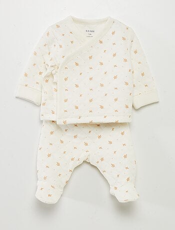 Pijama acolchado de 2 piezas