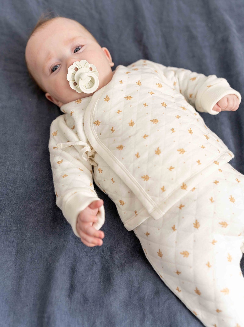 Pijama acolchado de 2 piezas BLANCO - Kiabi