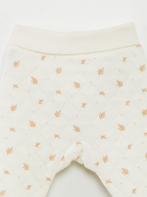 Pijama acolchado de 2 piezas - Kiabi