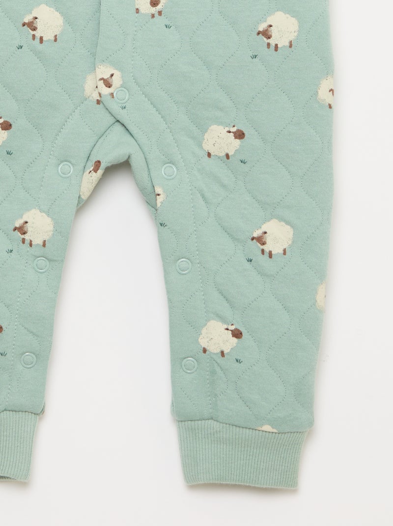 Pijama acolchado sin pies Azul - Kiabi