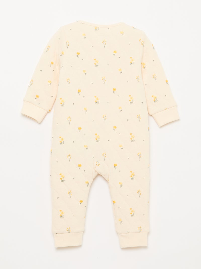 Pijama acolchado sin pies Blanco - Kiabi