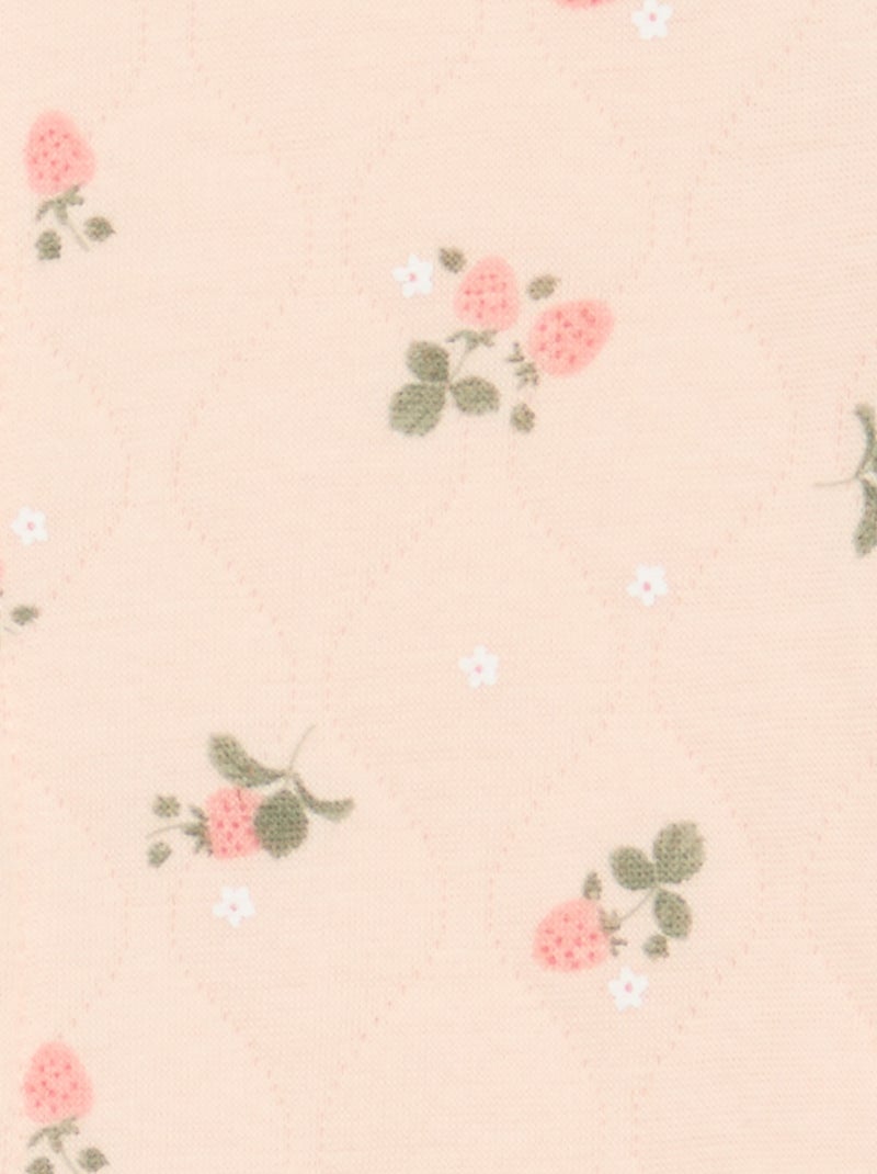 Pijama acolchado sin pies Rosa - Kiabi