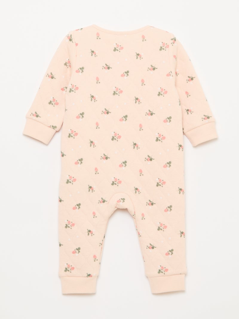 Pijama acolchado sin pies Rosa - Kiabi
