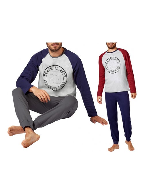 Pijama ALGODÓN - Pack de 2 - Kiabi Pijama ALGODÓN - Pack de 2 - Kiabi