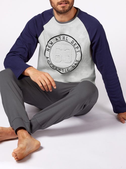 Pijama ALGODÓN - Pack de 2 - Kiabi Pijama ALGODÓN - Pack de 2 - Kiabi