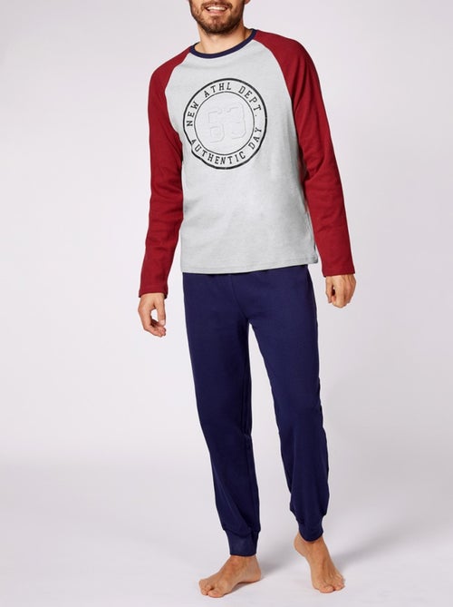 Pijama ALGODÓN - Pack de 2 - Kiabi Pijama ALGODÓN - Pack de 2 - Kiabi