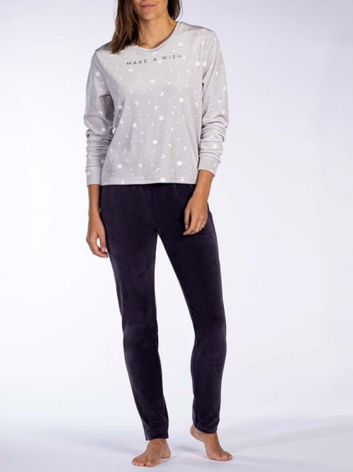 Pijama algodón MELISSA BROWN - Pack de 2 - Kiabi Pijama algodón MELISSA BROWN - Pack de 2 - Kiabi