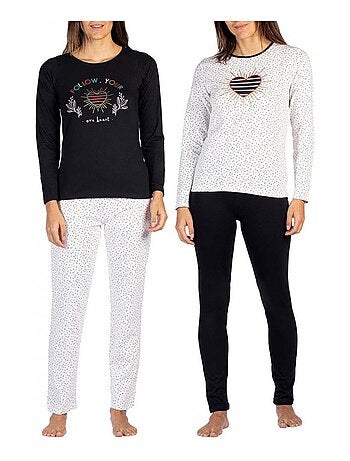 Pijama algodón MELISSA BROWN - Pack de 2