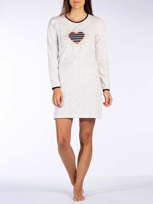 Pijama algodón MELISSA BROWN - Pack de 2 - Kiabi Pijama algodón MELISSA BROWN - Pack de 2 - Kiabi