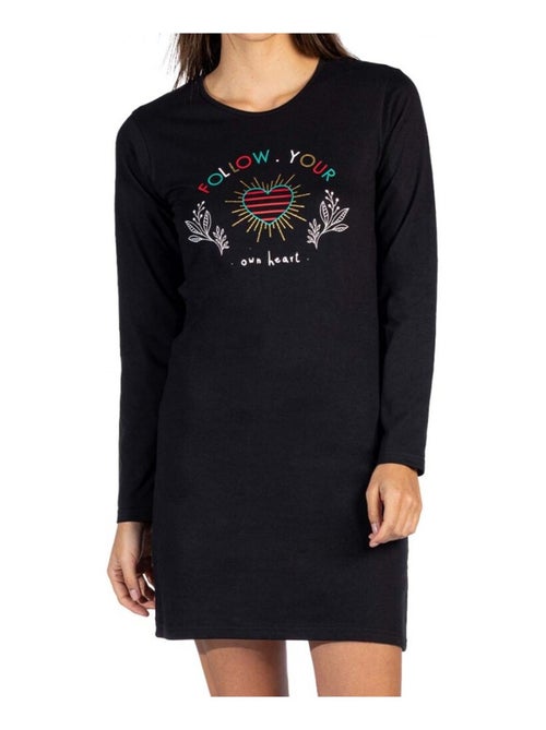 Pijama algodón mujer MELISSA BROWN - Kiabi Pijama algodón mujer MELISSA BROWN - Kiabi