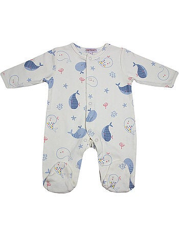 Pijama "Baleine" de algodón de Les Chatounets