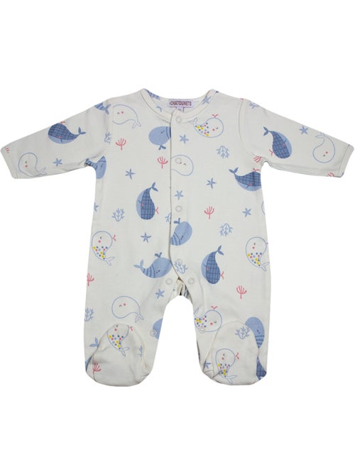 Pijama "Baleine" de algodón de Les Chatounets - Kiabi