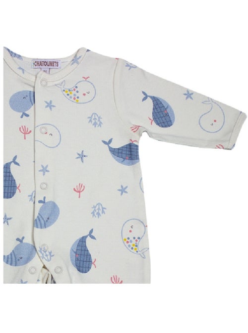 Pijama "Baleine" de algodón de Les Chatounets - Kiabi