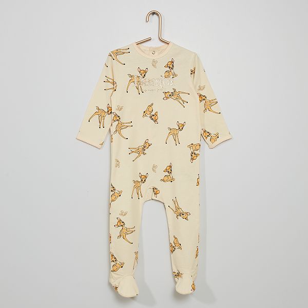 Pijama Bambi De Disney Bebe Nina Beige Kiabi 10 00