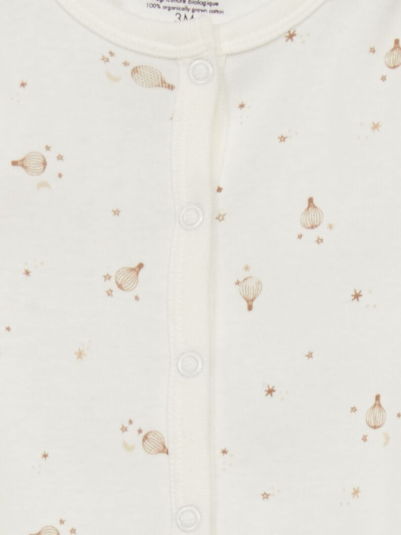 Pijama + body - 2 piezas BLANCO - Kiabi