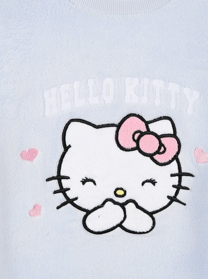 Pijama calentito de polar 'Hello Kitty' Azul - Kiabi