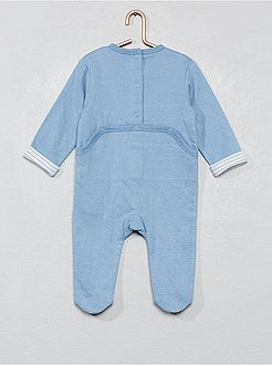 Pijama cálido bordado - Kiabi