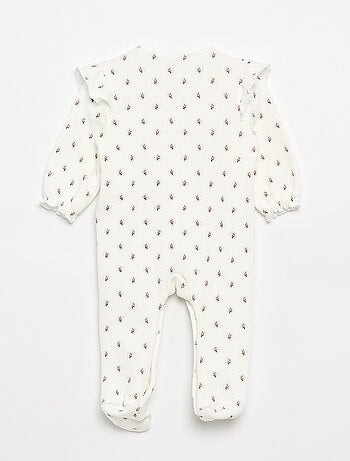 Pijama cálido para dormir con pies