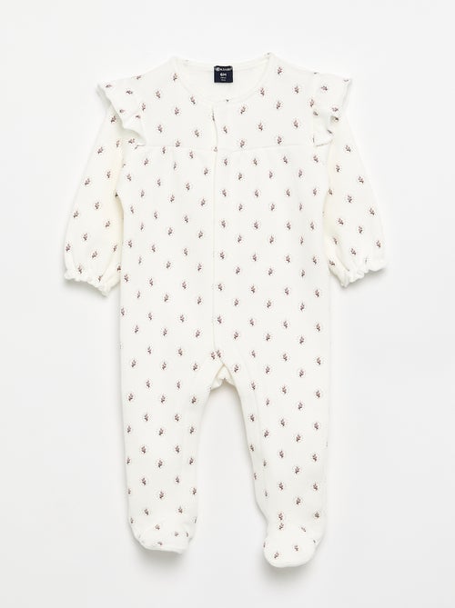 Pijama cálido para dormir con pies - Kiabi