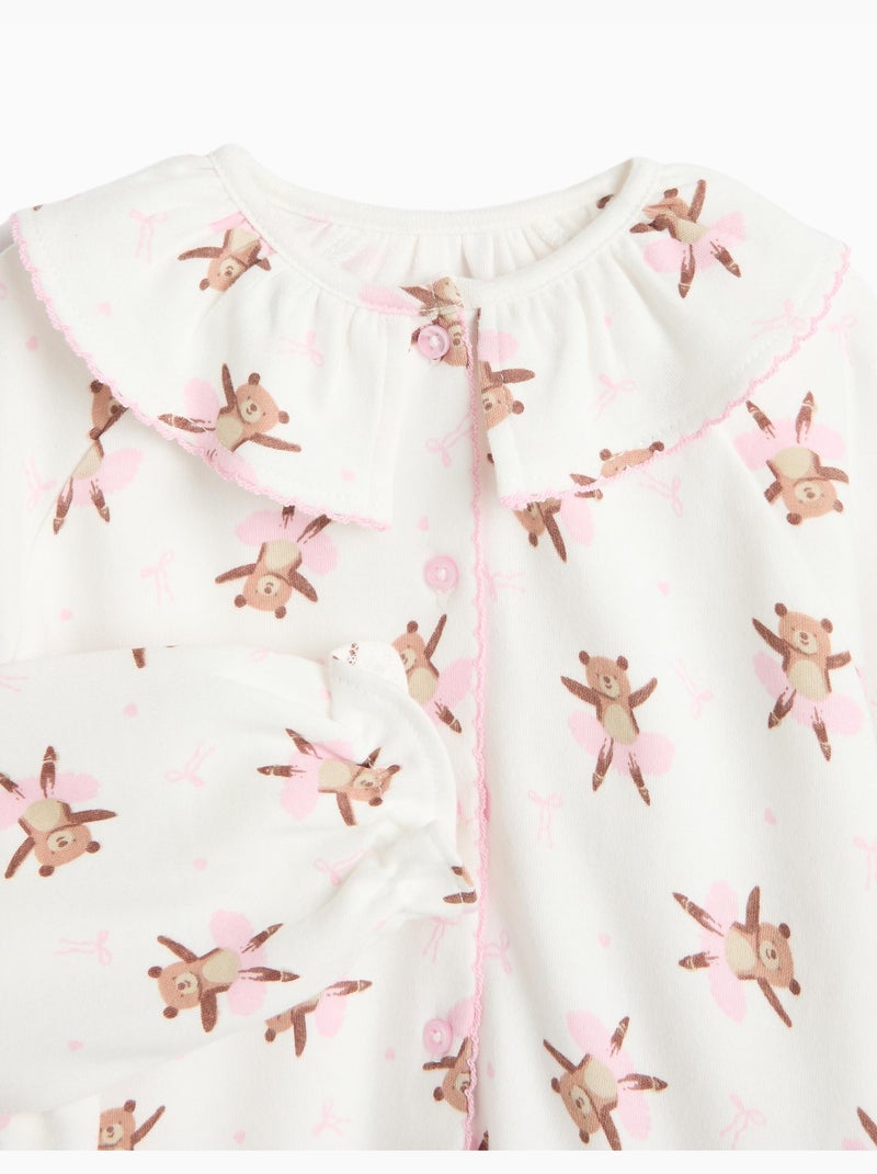 Pijama camisa, mo fashion Blanco - Kiabi