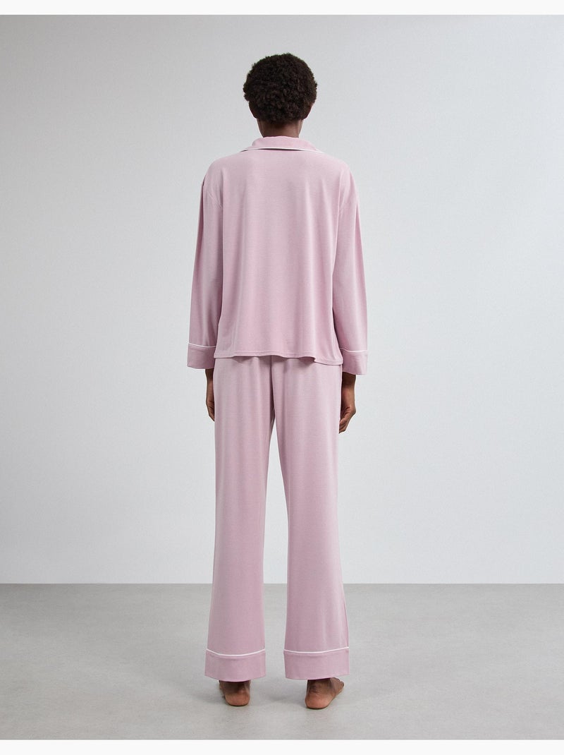 Pijama camisa, mo fashion Rosa - Kiabi