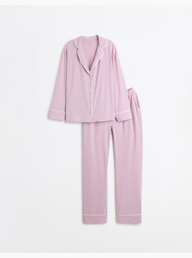 Pijama camisa, mo fashion Rosa - Kiabi