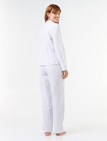 Pijama camisa + pantalón estampado - 2 piezas