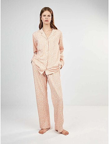 Pijama camisero sex and the city animal print