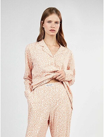 Pijama camisero sex and the city animal print