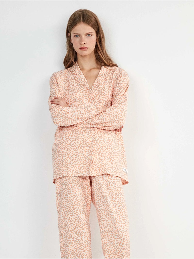 Pijama camisero sex and the city animal print Multicolor - Kiabi