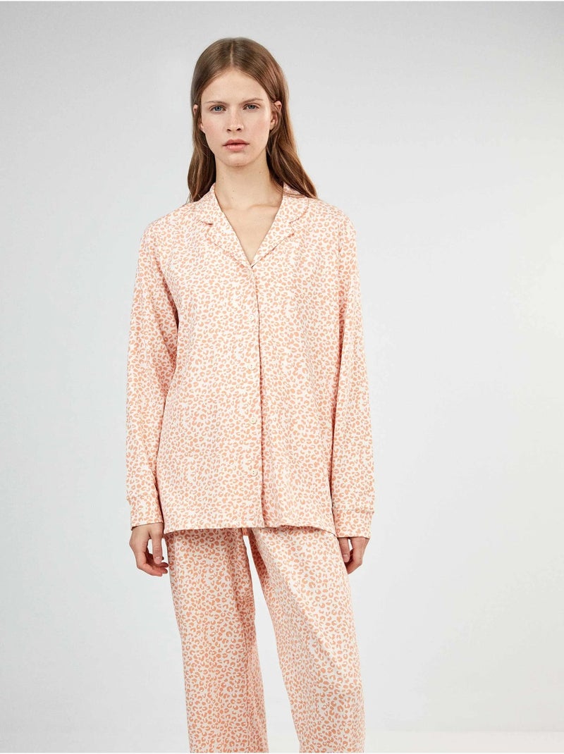Pijama camisero sex and the city animal print Multicolor - Kiabi