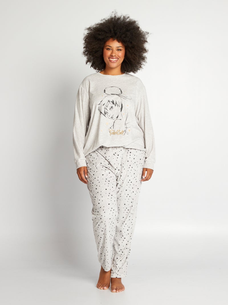 Pijama 'Campanilla' con camiseta + pantalón GRIS - Kiabi
