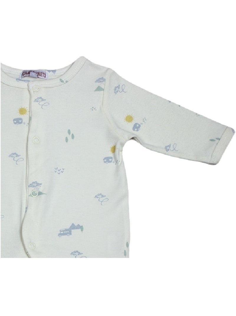 Pijama "Camping" de algodón de Les Chatounets Crudo - Kiabi