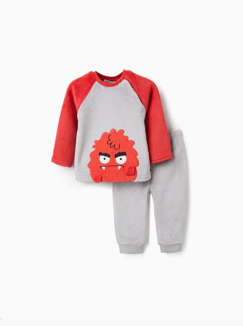 Pijama cómodo con detalles Gris - Kiabi