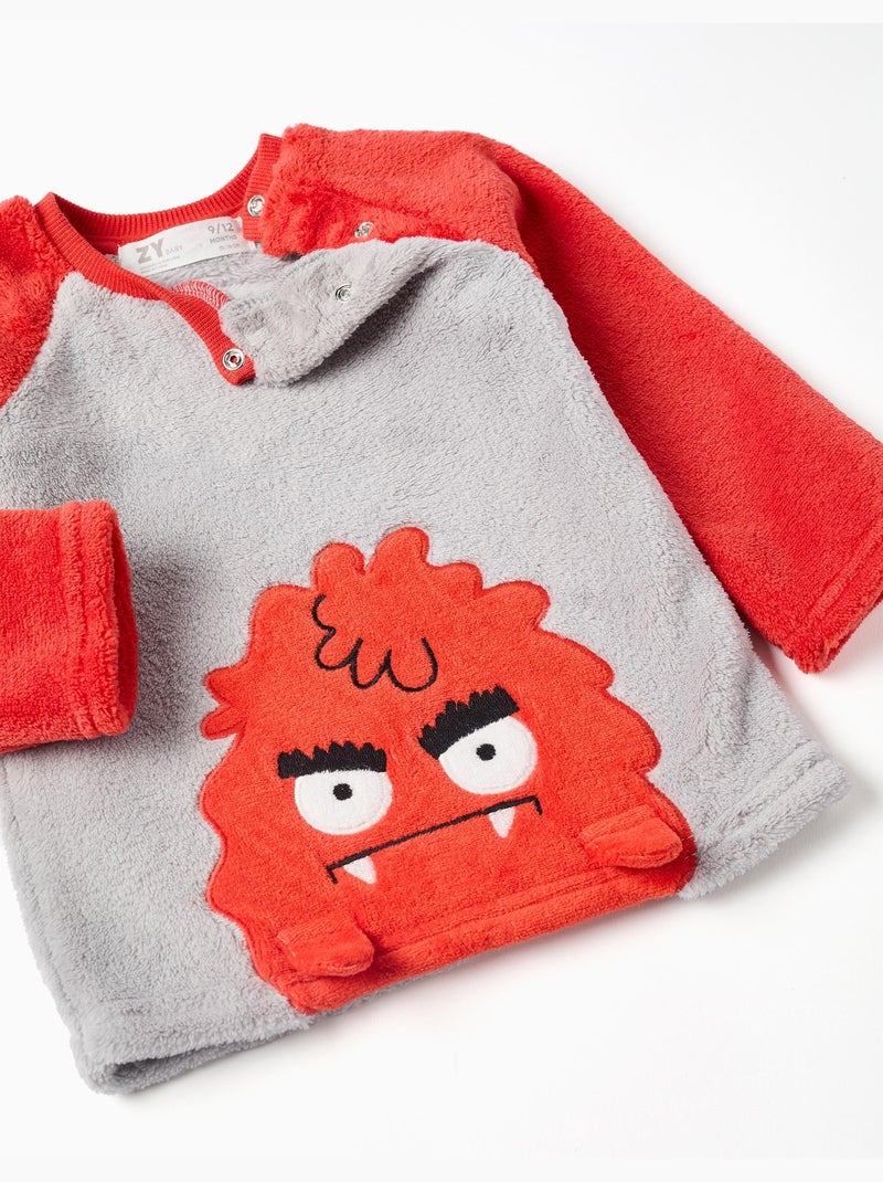 Pijama cómodo con detalles Gris - Kiabi