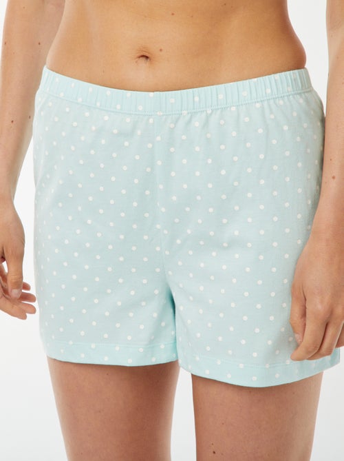 Pijama con camiseta de tirantes + pantalón corto 'Marie' - 2 piezas - Kiabi